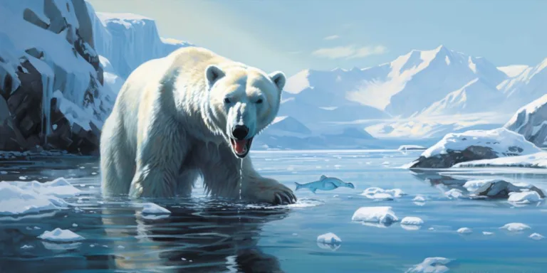 Cu ce se hrănește ursul polar
